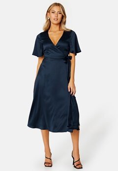 Bubbleroom Occasion Scala Dress Dark blue bubbleroom.se