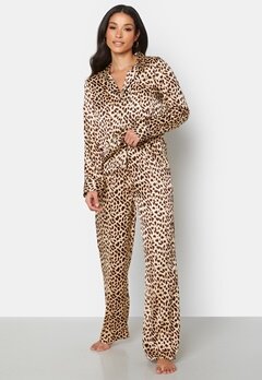 BUBBLEROOM Steph pyjama  shirt set Leopard bubbleroom.se
