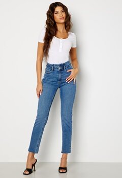 BUBBLEROOM Yanet high waist jeans Light denim bubbleroom.se