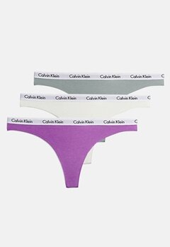 Calvin Klein Thong 3-pack CFU Silver/Vanilla/I bubbleroom.se