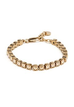 Dyrberg/Kern Cory Shadow Bracelet Shiny Gold bubbleroom.se