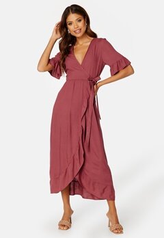 Happy Holly Emmie maxi dress Old rose bubbleroom.se