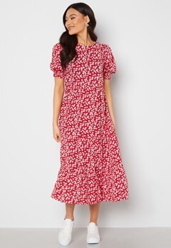 Happy Holly Tris dress Red / Patterned bubbleroom.se