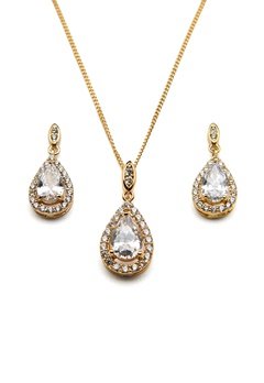 Ivory & Co Belmont Gold Pendant Set Gold bubbleroom.se