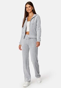 Juicy Couture Del Ray Classic Velour Pant SIlver Marl bubbleroom.se