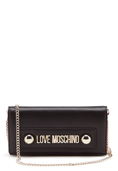 Love Moschino Logo Chain Bag Black bubbleroom.se