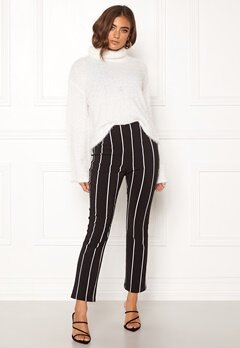Make Way Joline trousers Black / White / Striped bubbleroom.se