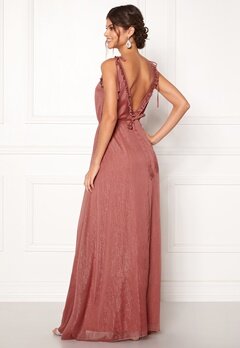 Moments New York Aster Chiffon Gown Old rose bubbleroom.se