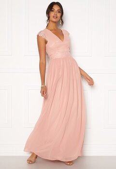 Moments New York Athena Chiffon Gown Dusty pink bubbleroom.se