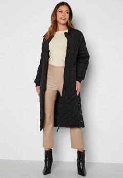 ONLY Jessica Long Quilted Coat Black bubbleroom.se