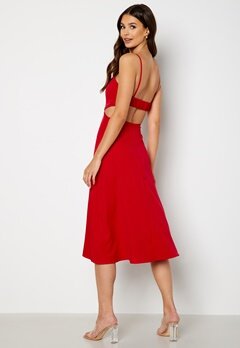 Trendyol Naomi Cut Out Dress Red bubbleroom.se