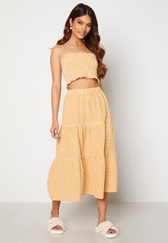 Trendyol Smock Top Skirt Set Sari/Yellow bubbleroom.se