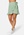 BUBBLEROOM Ida mini wrap skirt Dusty green / Patterned bubbleroom.se