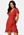 BUBBLEROOM Ida wrap dress Coral / Patterned bubbleroom.se