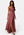 Bubbleroom Occasion Marion Waterfall Gown Dark old rose bubbleroom.se