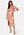 Bubbleroom Occasion Renate Twist front Dress Rose copper bubbleroom.se