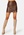 BUBBLEROOM Pamela PU mini skirt Brown bubbleroom.se