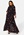 byTiMo Georgette High Neck Dress 392 - Black Flower G bubbleroom.se