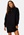 Calvin Klein Jeans Micro Monologo Mock Neck Dress BEH CK Black bubbleroom.se