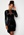 Chiara Forthi Donya Deep V-neck Dress Black bubbleroom.se