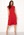 VILA Ellery S/L Dress Racing Red bubbleroom.se