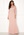 Goddiva 3/4 Lace Trim Maxi Dress Blush bubbleroom.se
