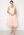Goddiva Bardot Embroidered Midi Dress Nude bubbleroom.se