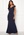 Goddiva Bardot Pleat Maxi Dress Navy bubbleroom.se