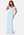 Goddiva Bardot Pleat Maxi Dress Powder Blue bubbleroom.se