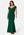Goddiva Curve Bardot Pleat Maxi Dress Emerald bubbleroom.se