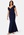 Goddiva Curve Bardot Pleat Maxi Dress Navy bubbleroom.se