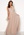 Goddiva Deep V Neck Glitter Dress Blush bubbleroom.se