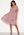 Goddiva Flutter Chiffon Midi Dress Lavender bubbleroom.se