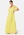 Goddiva Flutter Chiffon Maxi Dress Soft Lemon bubbleroom.se