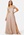 Goddiva Glitter Bardot Maxi Dress Nude bubbleroom.se