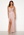 Goddiva Glitter Wrap Front Maxi Dress Blush bubbleroom.se