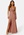 Goddiva Glitter Wrap Front Maxi Dress Dark Rose bubbleroom.se