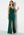 Goddiva Glitter Wrap Front Maxi Dress Emerald bubbleroom.se