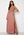 Goddiva Glitter Wrap Maxi Dress Dark Rose bubbleroom.se