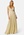 Goddiva Glitter Wrap Maxi Dress Light Gold bubbleroom.se