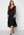 Goddiva Lace High Low Midi Dress Black bubbleroom.se