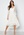 Goddiva Lace High Low Midi Dress White bubbleroom.se