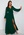 Goddiva Long Sleeve Chiffon Dress Green bubbleroom.se