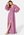 Goddiva Long Sleeve Chiffon Dress Purple Lavender bubbleroom.se