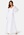 Goddiva Long Sleeve Chiffon Maxi Dress White bubbleroom.se