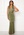 Goddiva Multi Tie Fishtail Dress Olive bubbleroom.se