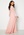 Goddiva Pleated Balloon Sleeve Maxi Dress Blush bubbleroom.se