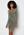 Goddiva Rouched Front Midi Dress Khaki bubbleroom.se