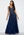 Goddiva Sunray Sequin Maxi Dress Navy bubbleroom.se