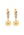 Guess Compass Coin Earrings Gold bubbleroom.se